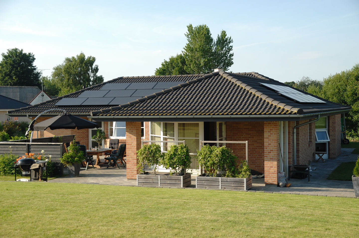 House with solar energy